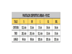 Pantalon Deportivo Hombre Chupin Lycra C/ Cierre (gs)- Plycc - tienda online