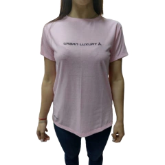Remera Deportiva Mujer Algodn Urban - Recoton Rosa