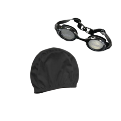 Combo Natación Adulto! Gorra Lycra Ng + Antiparra Odissey Ng