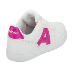 Zapatillas Urbanas Niñas Addnice San Diego Max - Blanco/Fucsia - comprar online