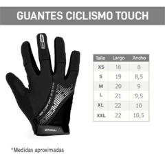 Guantes Ciclismo Touch Reusch - RAC102 Amarillo - tienda online