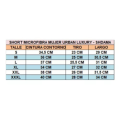 Short Deportivo Mujer Microfibra Urban Luxury CAMEL - Shdama