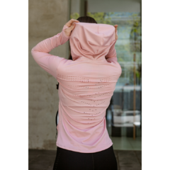 Campera Deportiva Dama Lycra - Calyud3 Rosa - PASION AL DEPORTE
