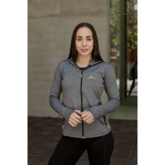 Campera Deportiva Dama Lycra - Calyud3 Gris - comprar online