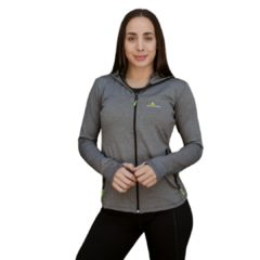 Campera Deportiva Dama Lycra - Calyud3 Gris - comprar online