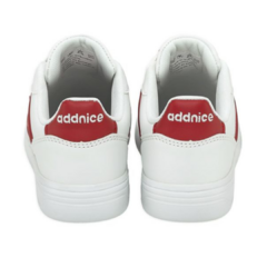 Zapatillas Urbanas Niños Addnice San Diego Max - Blanco/Rojo - PASION AL DEPORTE