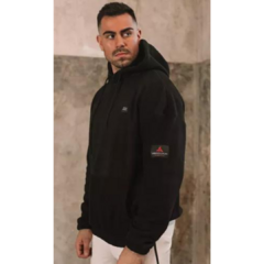 Imagen de Buzo Polar Oversize Deportivo/urbano Hombre Con Capucha - Buzopocap Negro