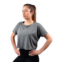Remera Pupera Mujer Deportiva Urbana Lycra X2 NEGRO Y GRIS (copia) - tienda online