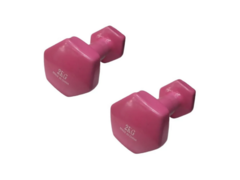 Combo!! 2 Mancuernas Engomadas de 2 Kg Rosa- 30322