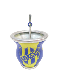 Mate Oficial Atlanta Con Bombilla - Matmaca - comprar online
