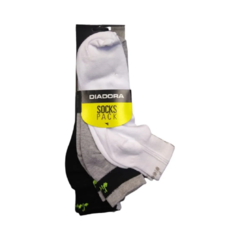 3 PACK Medias hombre media caña Diadora (9 PARES) - MDMC - comprar online