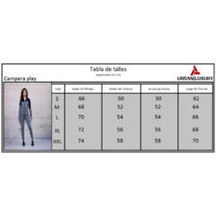 Campera Deportiva Mujer Play Urban Luxury - Calyudr - tienda online