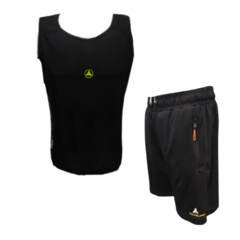 Combo Hombre! Musculosa Deportiva Ng + Bermuda Ng c/bolsillos