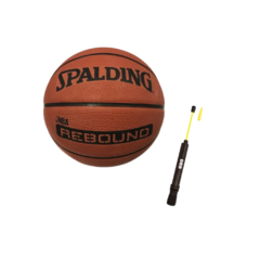 COMBO BASQUET! PELOTA SPALDING REBOUND N°7 + INFLADOR DRB