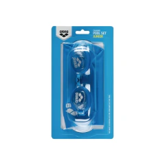 Set Arena Pool Junior Gorra + Antiparras Azul - comprar online