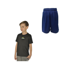 Conjunto! Remera Deportiva Niño +short De Futbol Niño az - comprar online