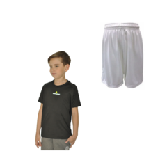 Conjunto! Remera Deportiva Niño +short De Futbol Niño bl - comprar online