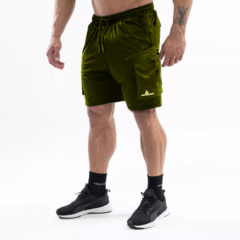 Imagen de Combo X 2! Short Deportivo Cargo Hombre Shcargo Azul Verde