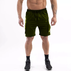 Short Deportivo C/Bolsillos Shcargo Verde + Remera Gris Rmdf en internet