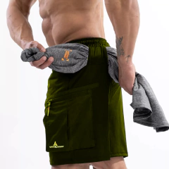 Short Deportivo Cargo Hombre VERDE - SHCARGO - PASION AL DEPORTE