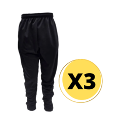 Pantalón Frizado Chupín Niño X3 Unidades NG - PLFR20