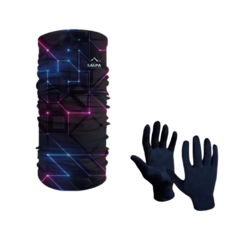 Combo Invierno!!! Cuello Multiuso Redes + Guantes Térmicos
