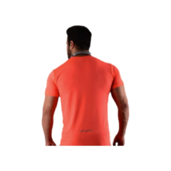 COMBO RUN! 2 Remeras Dry Fit (Naranja Flúo + Azul) - tienda online