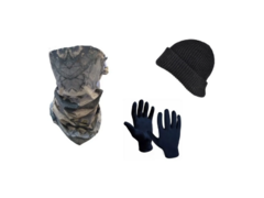 Combo Invierno! Cuello Multiuso Rocks + Gorro de Lana + Guantes