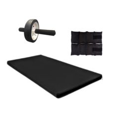 COMBO GYM! COLCHONETA NG+ RUEDA ABDOMINAL +PESA TOBILLO 2 KG