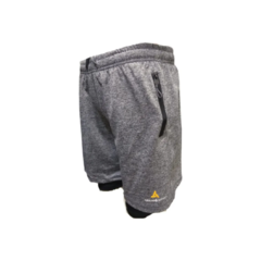 Imagen de COMBO DEPORTIVO! Musculosa Az + Short con Calza Gr
