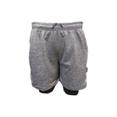 COMBO DEPORTIVO! Musculosa Az + Short con Calza Gr - PASION AL DEPORTE