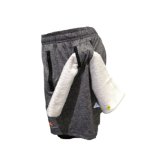 Combo Run! Short Gs con Calza + 2 Remeras Dry Fit Az - tienda online