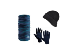 Combo Invierno! Cuello Multiuso Sport + Gorro de Lana + Guantes