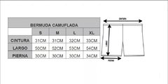 Bermuda camuflada de hombre- bcamu - PASION AL DEPORTE