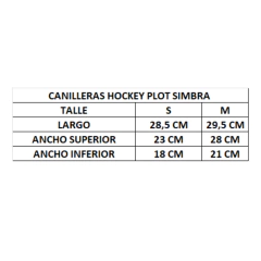 Canilleras Hockey Plot Simbra - Caniplot vde/az - comprar online