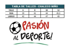 CHALECO MICROFIBRA SAN LORENZO NIÑO - 1830-560 en internet
