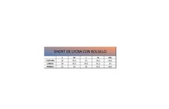 Short de Lycra negro con bolsillos adulto- SHLYB - tienda online