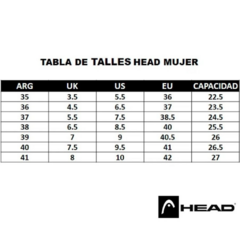 Zapatillas Deportivas Head Mujer TUNEZ - NG/VI + MEDIAS GRATIS!