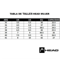 Zapatillas Mujer Head Misisipi Ii Negro +medias gratis! - tienda online