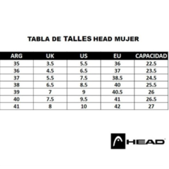 Zapatillas Mujer Head Modelo Monaco -blanco