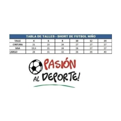 COMBO FUTBOL NIO! Short Negro + Short Blanco - tienda online