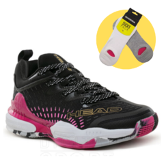 Zapatillas Head Básquet Mujer Tokio - Ng/fu + Medias