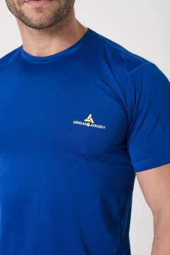 Remera Deportiva Hombre - Azul Francia- Rehodry - comprar online