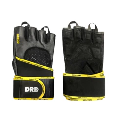 COMBO!! GUANTE GIMNASIO FITNESS DRB GRECO Y STRAPS MIR NEGRO - 2289GGRECO en internet