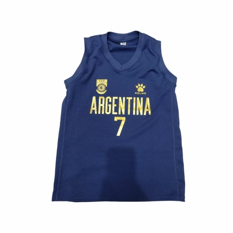 Camiseta Deportiva de Basquet ARGENTINA talle Nio!! - MESN