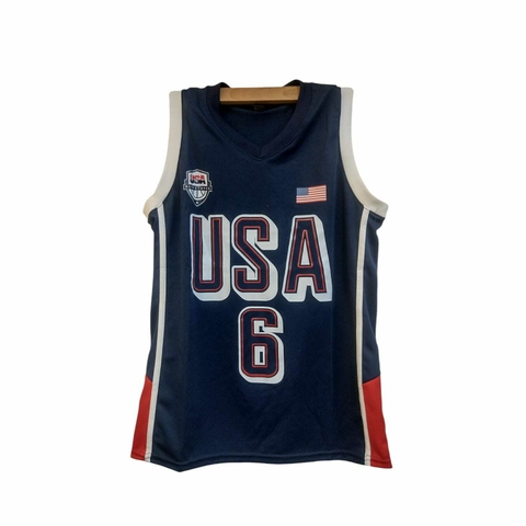 Camiseta Deportiva de Basquet ESTADOS UNIDOS talle Nio!! - MESN - USA
