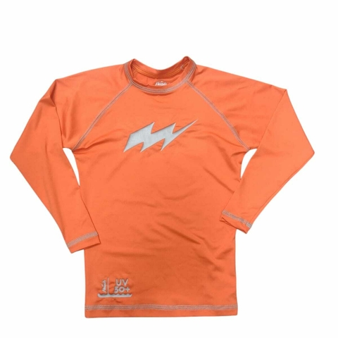 Remera Nio Proteccion Uv Flash Naranja Verano - Flashuv