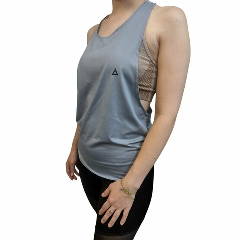 Sudadera Musculosa Mujer Girl Power Fsport Gris Oscuro - Sudadera