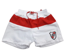 SHORT DE BA?O RIVER PLATE OFICIAL NI?O BLANCO- 7902(263)