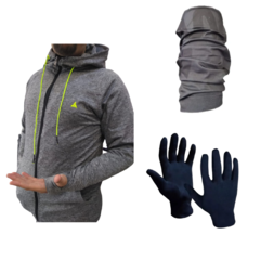 Combo GS! Campera Deportiva+ Cuello Salomon Y Guantes Termicos (copia)